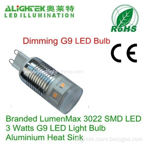 Dimming 3022 Smd G9 Led Bulb Dim 3w G9 Led Light